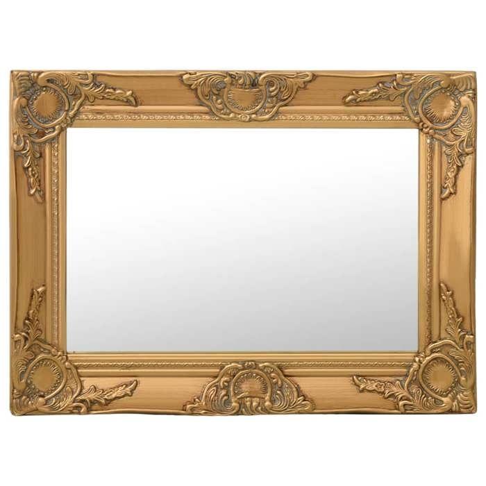VidaXL Miroir mural style baroque 60x40 cm Doré 320329