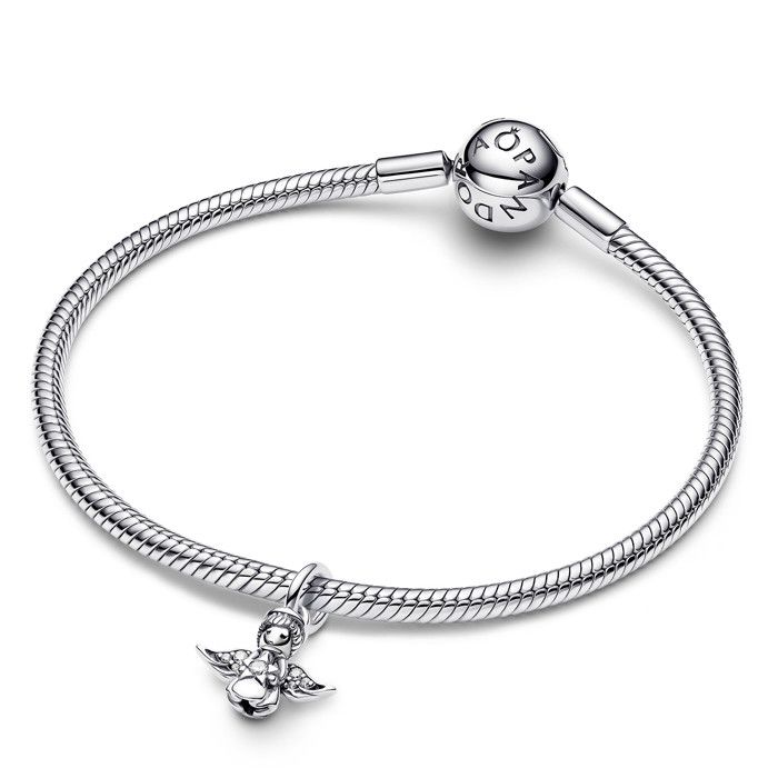 Zawieszka - PANDORA - 793598C01 - Srebro próby 925 - Cyrkonia - Motyw Świąteczny