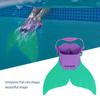 Pinne da Nuoto da Sirena per Bambini Pinne Monolitiche a Coda Un Pezzo per Bambini