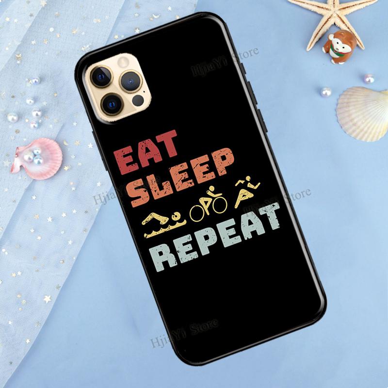 

Чехол для iPhone 13 Pro Max 12 Mini X XR XS Max SE 2020 8 7 Plus 11 Pro Max для плавания, велосипеда, бега, триатлона iPhone 5 5S SE