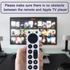 Replacement Remote Control for Apple TV Universal 4K Gen 1 2 3 4 HD A2169 A1842 A1625 A1427 A1469 A1378 A1218(No Voice Function) 3