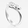 TIFFANY&Co. Open Wave Ring Silver925 #4.9(US Size) 3g Women Used