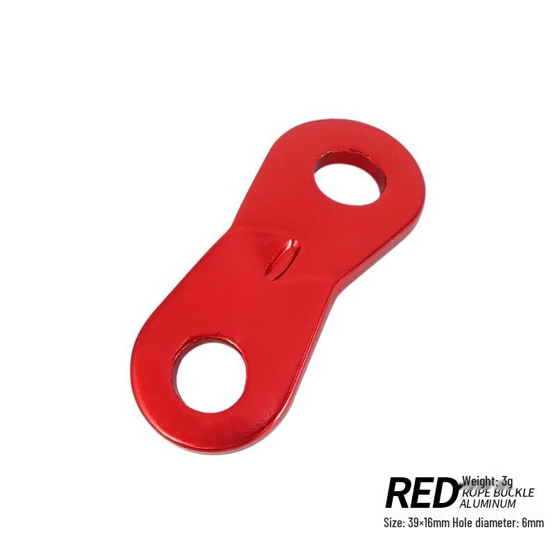 Outdoor Camping Double-Eye Aluminum Alloy Guy Line Adjusters