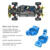 2Pcs Metal Aluminum Alloy Rear Knuckle Arm Hub Carrier for   4‑Tec 2.0 3.0 1Celsius10 RC Car Upgrade Parts Accessories