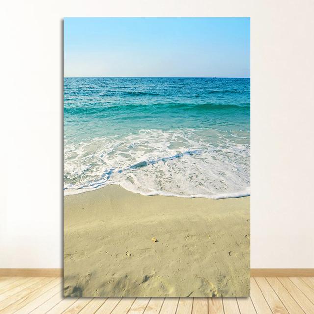 Quotes Wall Art Canvas Painting Nordic Posters And Prints Wall Pictures For Living Room Decor Sea Beach Surf Car Coconut Tree