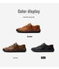 Hot Selling Men's Casual Leather Shoes - New Spring 2020, British Style, Versatile Low-Top Handmade Youth Footwear