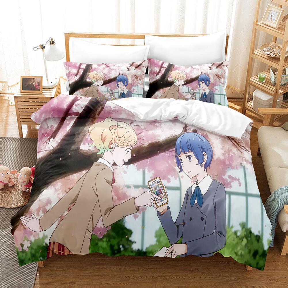 Kageki Shojo Anime Bedding Set Single Twin Full Queen King Size 3D Print Duvet Cover Bed Sheet Set