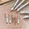 Silicone Wooden Pole Nail Art Pen Brush Uv Gel Polish Tip 3D Image Diy Dotting Polish Brushes Sculpture Pen Diy Manicure Tool