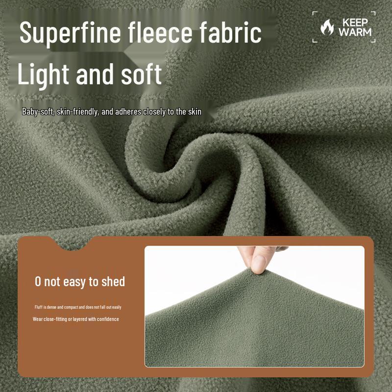 MINISO Men's Fleece Stand Collar Jacket