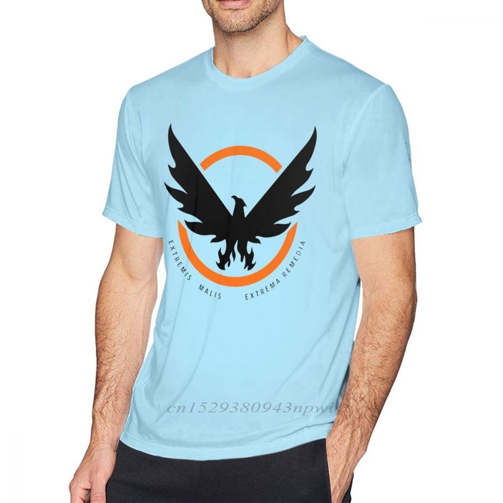 Tom Clancy S The Division T Shirt The Division 2 SHD Logo TShirt ShortSleeve Cute Tee Shirt Basic 100 Cotton Tshirt