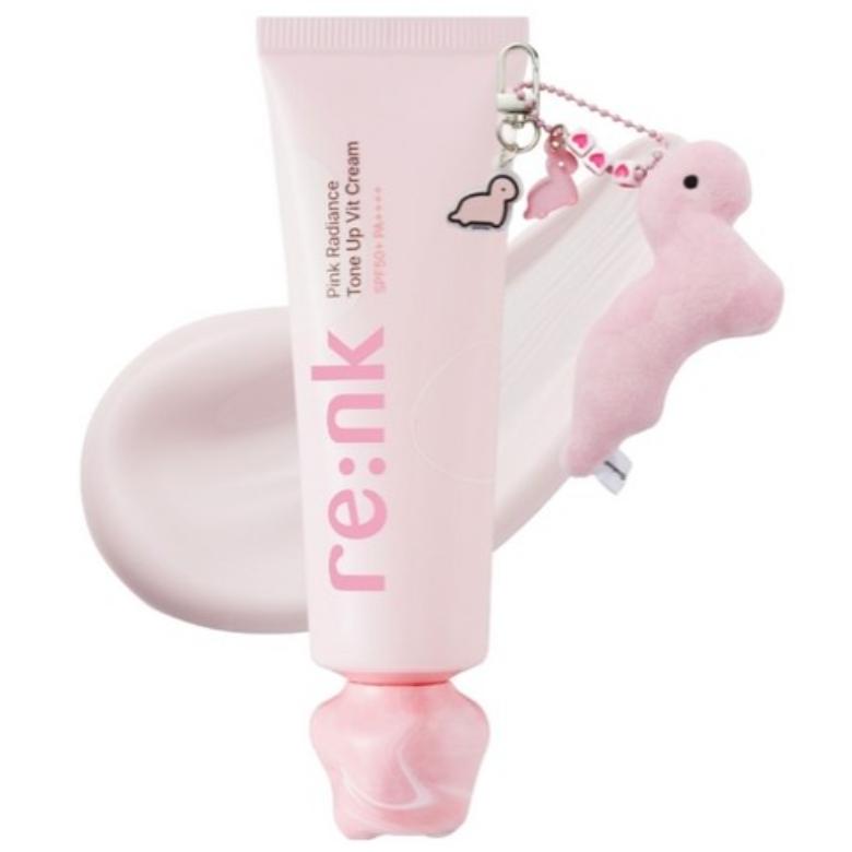 

RE:NK Radiance Tone Up Vit Cream SPF50+ PA++++ 50мл [Розовый/Фиолетовый/Зеленый] розовый