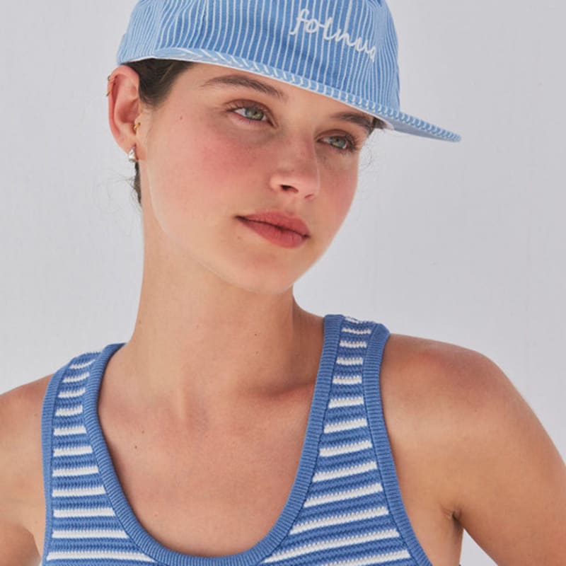 

FOLNUA BRIO COTTON BALL CAP [3COLOR] blue white