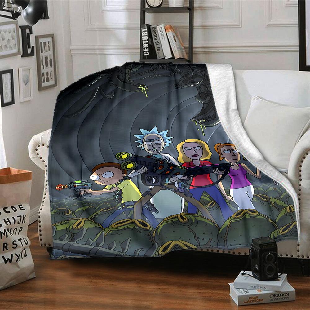 1pc Space Adventure Duo flannel Blanket for Super Soft Cute Comfort Blanket for Travel Bedding Couch Sofa Blanket Y82577