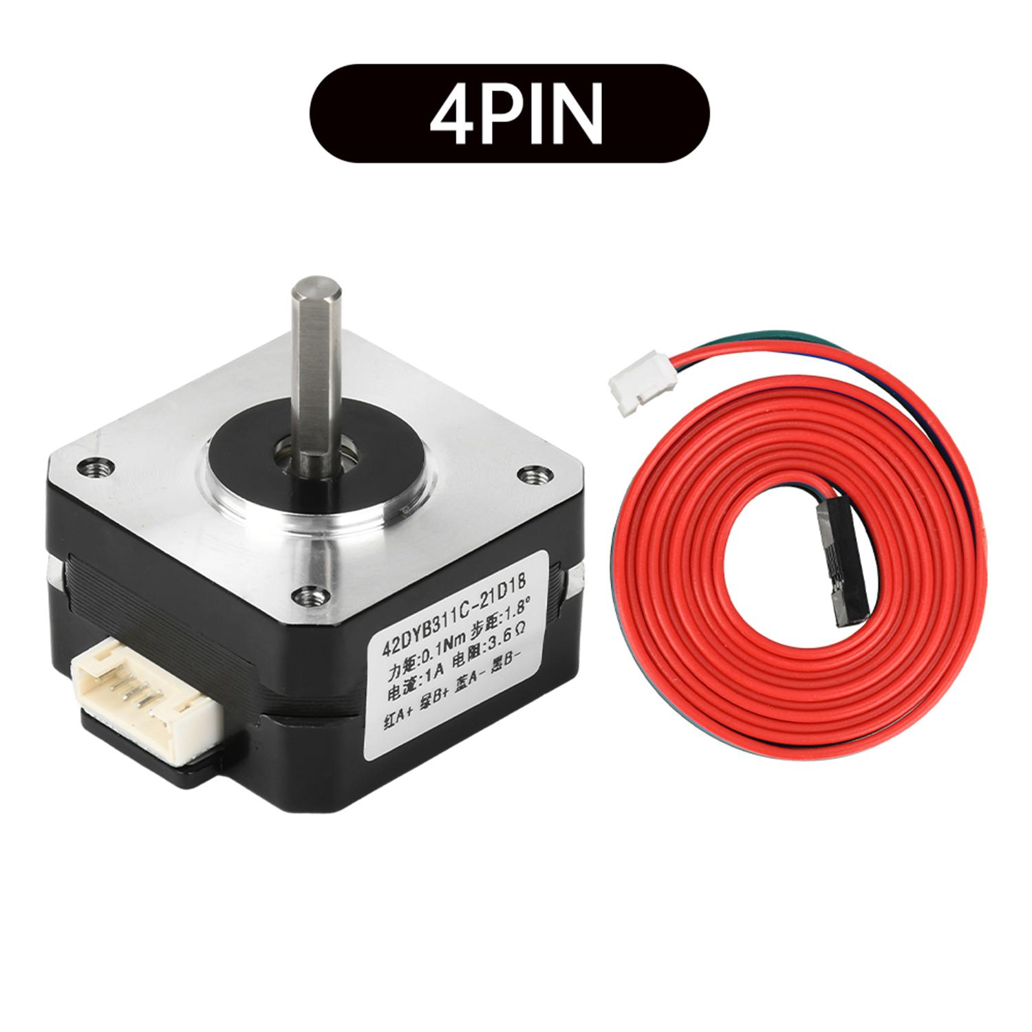 

42 Stepper Motor 42DYB311C-21D8 500RPM 3.6V 1.0A 13N.cm For CNC Laser Engraving Machine 3D Printer