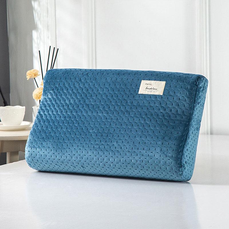 Quilted Latex Pillowcase Sleeping Pillow Protector Memory Foam Orthopedic Pillow Cover Adult Kids Pillow Case 30*50/40*60cm