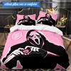 Scr-eam Horror Movie 3pcs K-pop Music Group Bedding set,Ideal for Bedroom, Dormitory,Including Duvet Cover And 2pcs Pillowcases,Fan Gifts