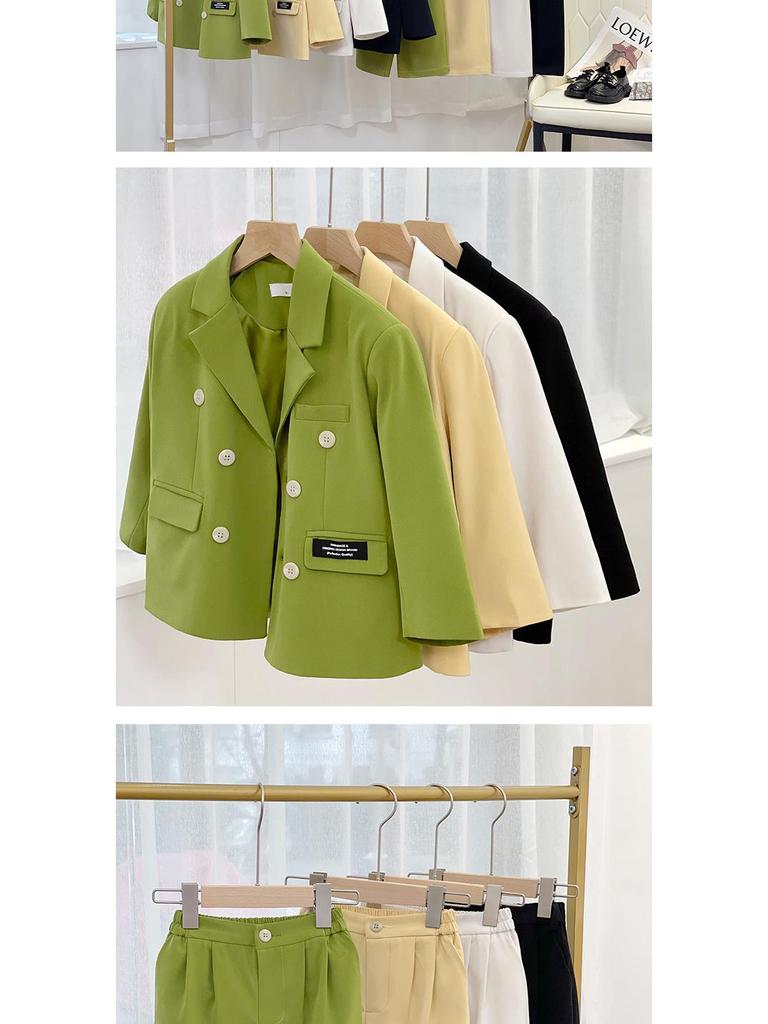 Boys' Suit Set 2023 Spring/Autumn: Stylish Korean-Influenced Casual Jacket for Kids