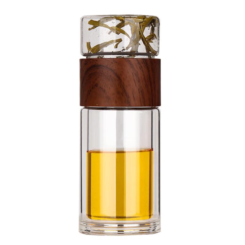 SX Double Wall Glass Tea Infuser Bottle