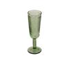 Champagne Glass, Wood Slice Pattern, Arbre Green Design