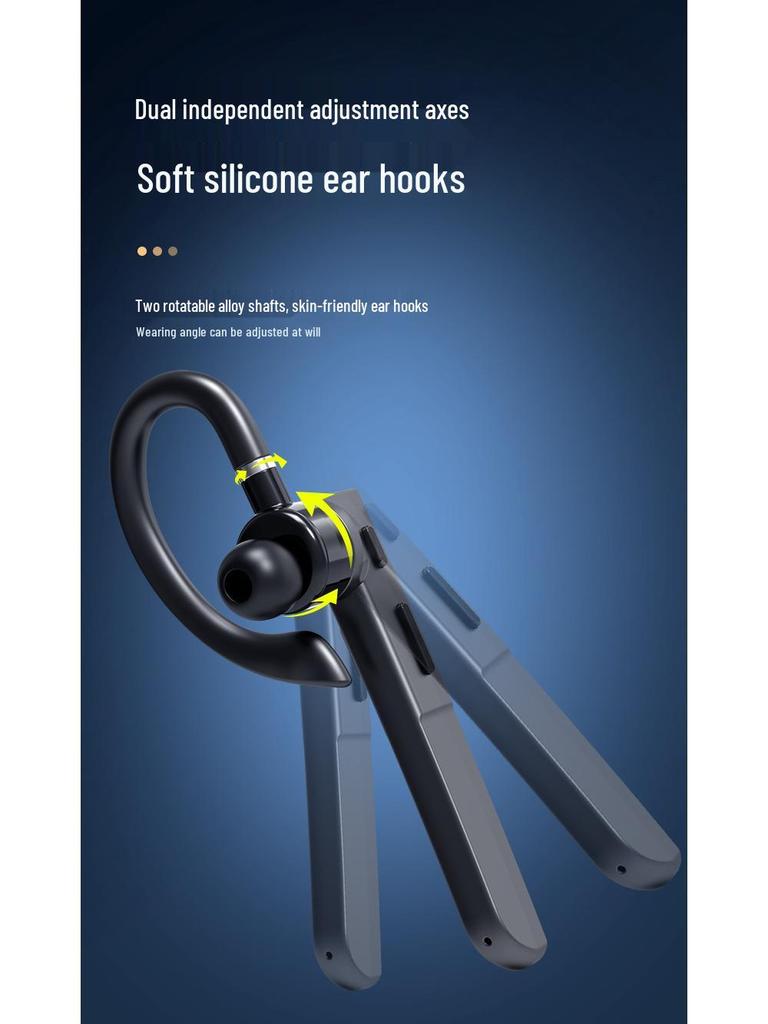 X6 Drahtloses Bluetooth-Headset: In-Ear, Ohrbügel, ENC-Geräuschunterdrückung, Bluetooth 5.3 zum Fahren