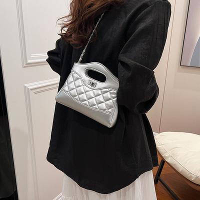 Handbag Bucket Bag New Chain Shoulder Bag Women's Fashion Versatile Diamond Messenger Bag
