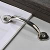 Bronze Arched Cabinet Door Handles Zinc Alloy Antique Drawer Pulls Simplicity Chinese Style Furniture Handles