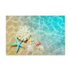 Heat Resistant Summer Beach Placemat Anti Slip Tableware Pad Dining Table Linen Placemat  Household