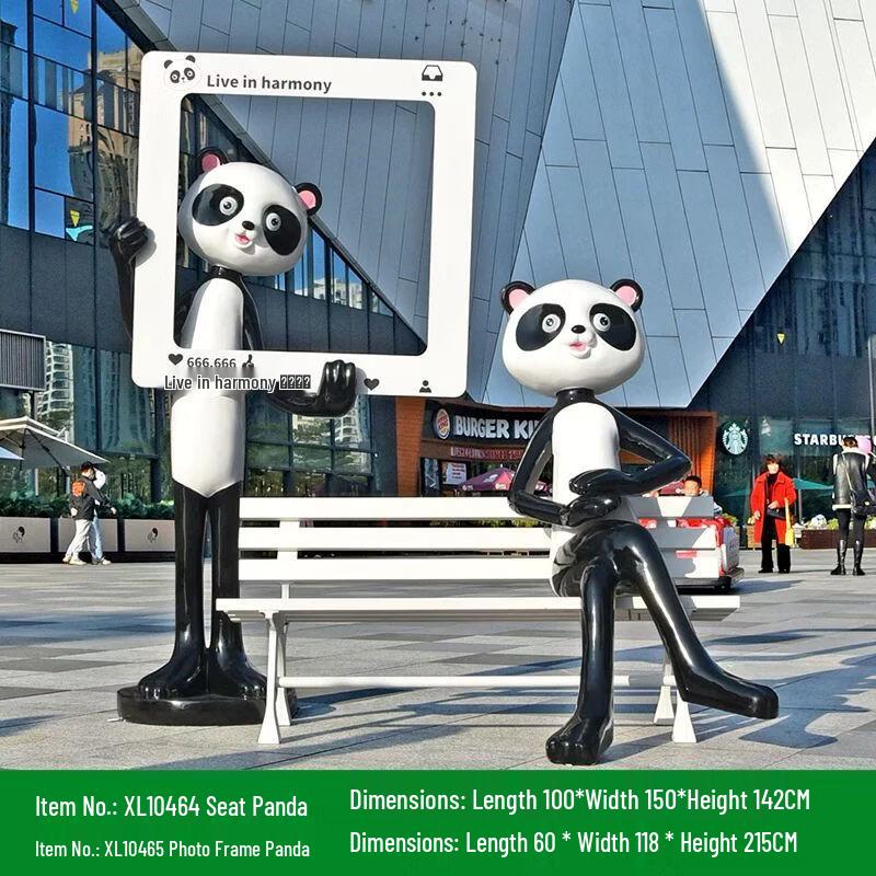 Cartoon Animal Photo Prop Seating Sculpture