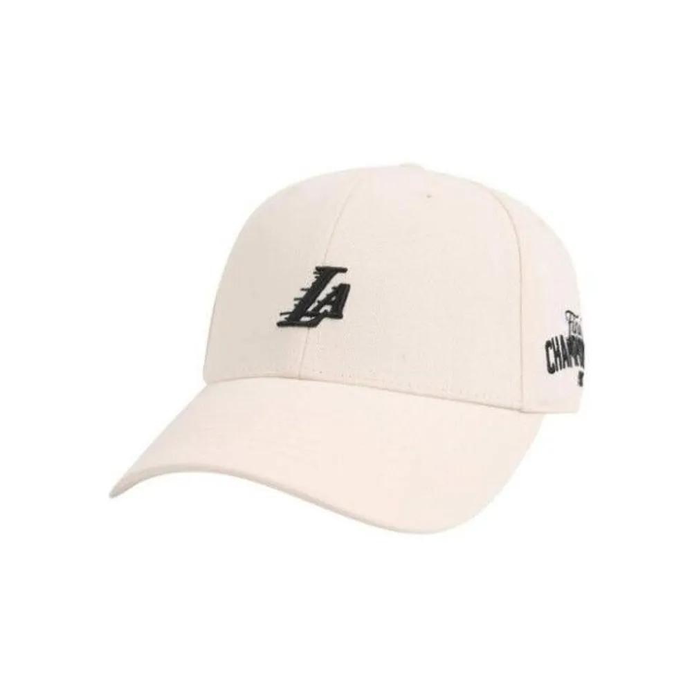 [NBA] M Cap KQC N255AP454P-WH LAL Simple Logo FREE