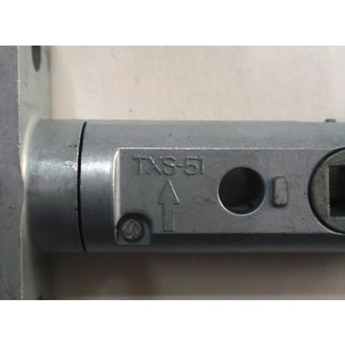 NAGASAWA TXS Latch Lock for Lever Handles, TXS-51 (formerly TW-51 and TX-51). Keyless Lock for Living Rooms, Bedrooms, Etc. (not for Toilets). Left-ri