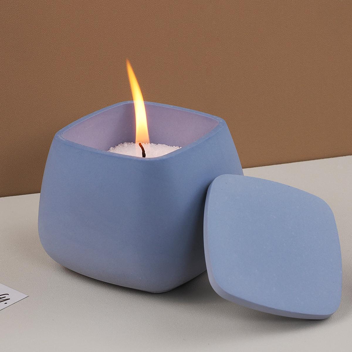 1 шт. квадратная банка для свечей — фото 4