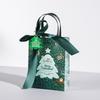 Santa Claus Christmas Gift PVC Tote Bag - Square Souvenir & Apple Packaging for Christmas Eve
