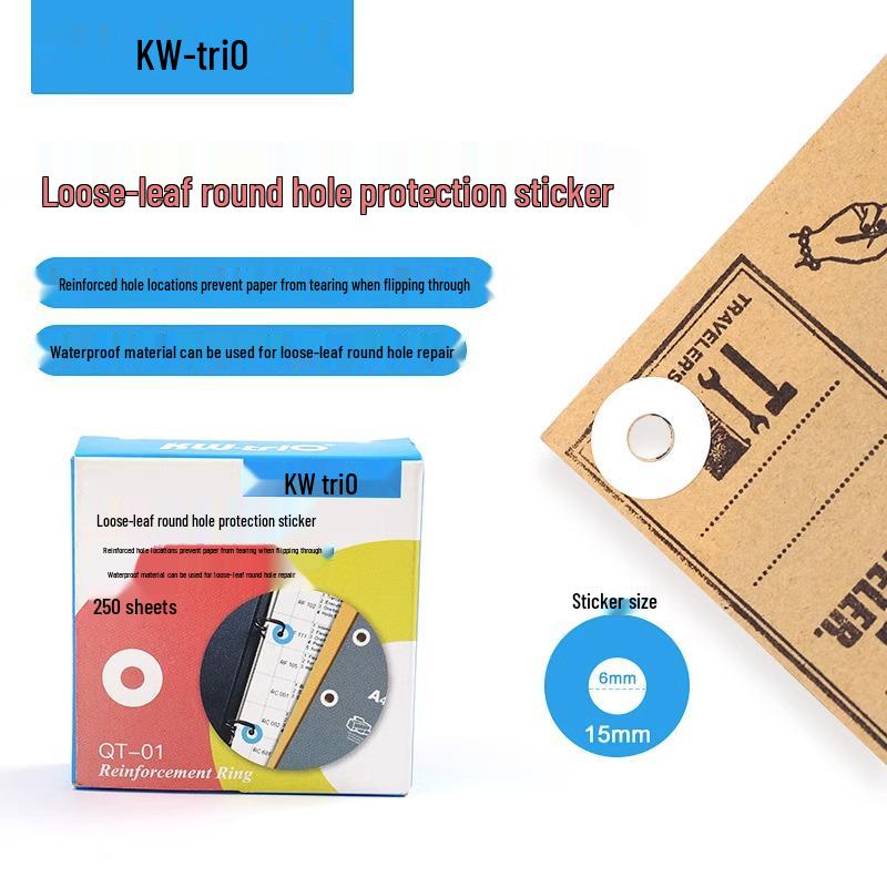 

KedeYou Transparent Loose-Leaf Hole Repair Stickers