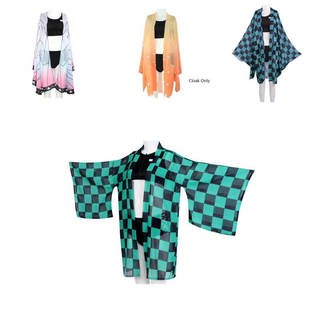 Adorable Demon Slayer Kimetsu No Yaiba Beach Cosplay Bikini Swimsuit Set Featuring Shinobu Kocho