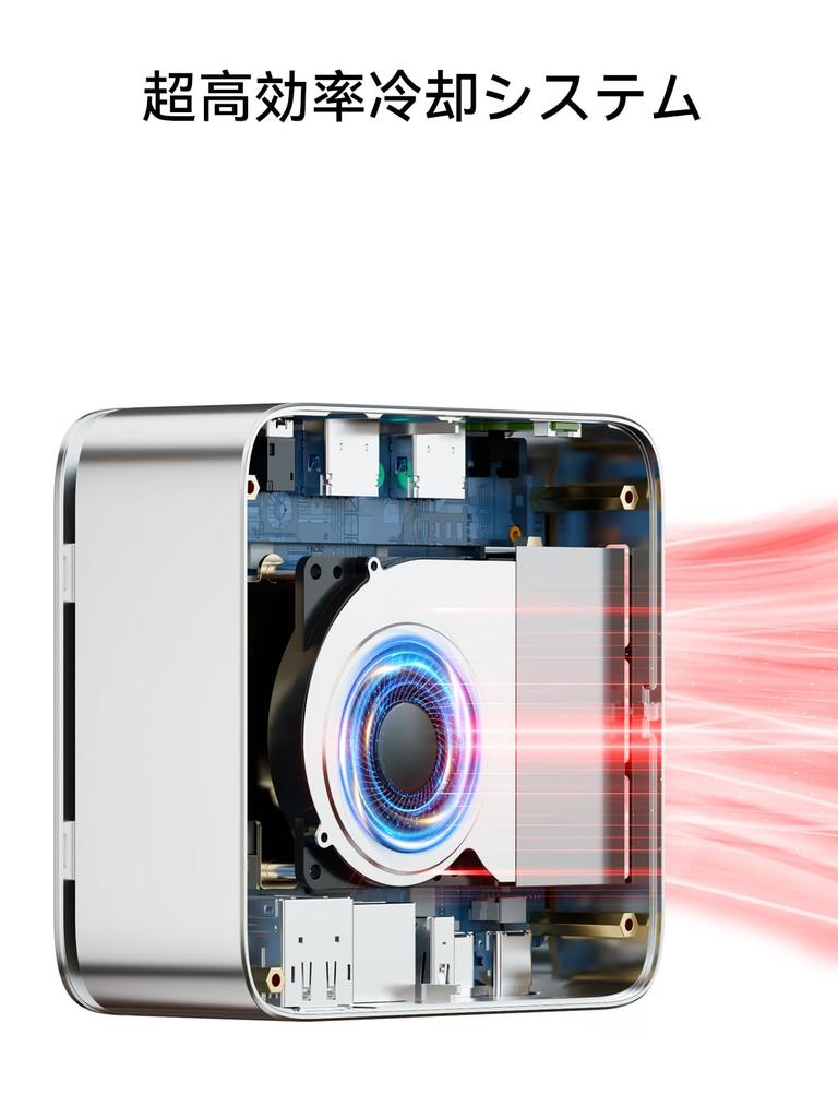 PC with Ryzen 5 G10 mini pc More stable operation than standard up to 4 8 WiFi LAN small form quiet 3 x USB 8K output capable Ryzen 5 Mini