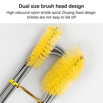 90/155/200Cm Pipe Cleaning Brush Flexible Double Ended Hose Brush Pipe Cleaning Tool Aquarium Fish Tank Water Pump Accessories