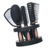 Set of 5 Hair Combs Mirror Set Professional Salon Hair Cutting Brushes Sets Salon Hairdressing Styling Tool And Holder