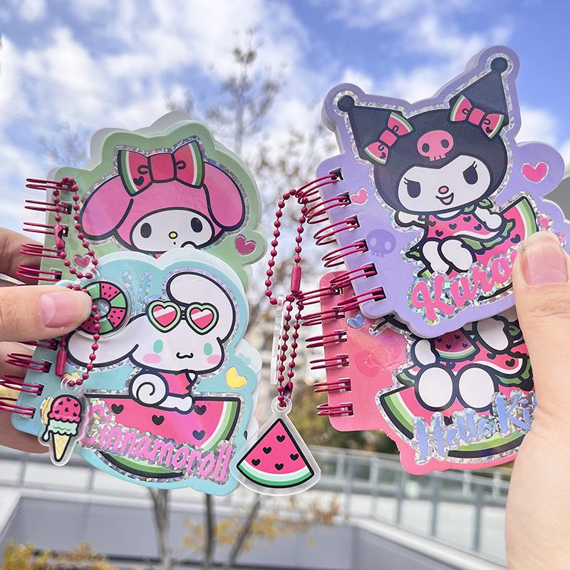 Sanrio Kuromi Odd-Shaped Mini Coil Notebook - Cute Student Pocket Notebook