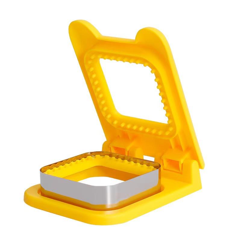 Stampo sigillante per sandwich in acciaio inossidabile bordatura stampo quadrato per sandwich tagliapane stampo per sandwich