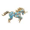 Unicorns Brooch Sturdy Metal Artistics Crafted Accessory for Fashionable Wardrobe Enhancement