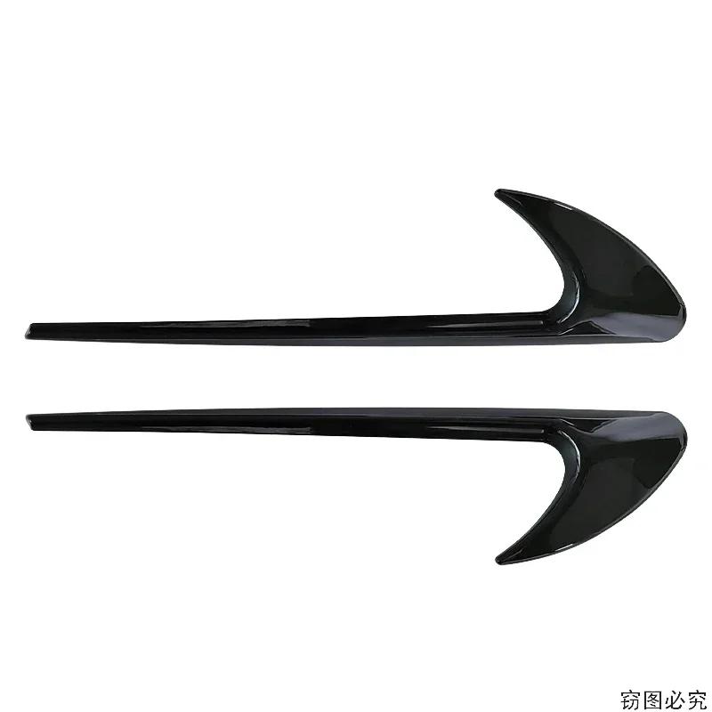 1Pair ABS Car Side Wing Fender Sticker Badge Emblem Decals for W222 W211 W212 W176 W204 W205 CLA GLK SLS A180 C240 G63