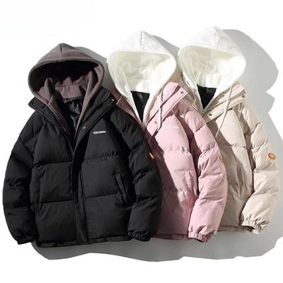 Frauen Winter Oversize Jacke Unten Baumwolle Gefütterte Mantel Weibliche Lose Beiläufige Mantel Weibliche Mode Mit Kapuze Kurze Parkas