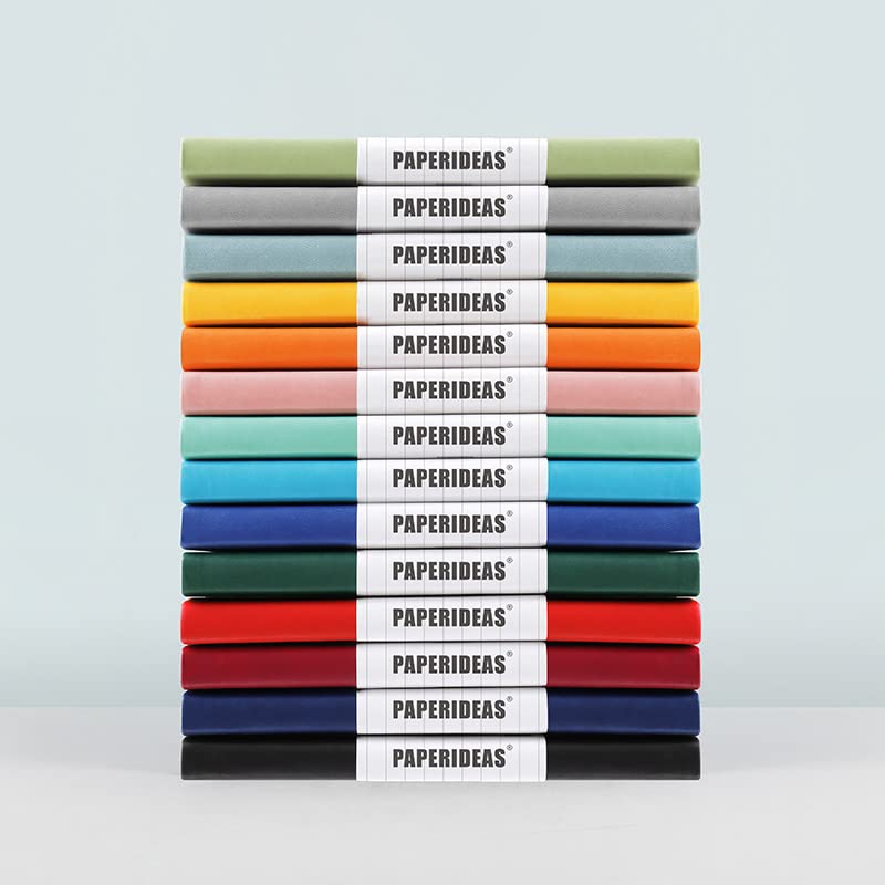 PAPERIDEAS A5 Hardcover Notebook, (Horizontal Lined, Lilac)