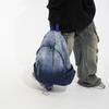 Schoolbag Fashion Denim Lazy Wind Backpack 1011 New Simple Korean Version Tide Harajuku College Student Ladies Backpack