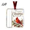 Festive Hanging Cash Holder Personalized Christmas Ornament Custom Acrylic Money Clip for Holiday Gift Display Tree Decorations Unique Keepsake