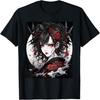 Rätselhafte Zauberin_ Japanisches Gothic-Mädchen Grafikdesign T-Shirt
