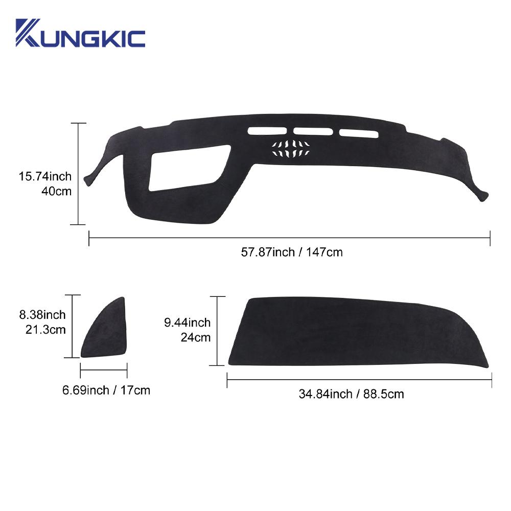 Dashboard Sunshade Mat for Mazda 6e 2025-2027 Anti-Glare UV Protection Carpet Organizer