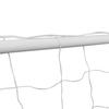 Football Goals Set of 2 with Nets 182 * 61 * 122 cm Steel White
