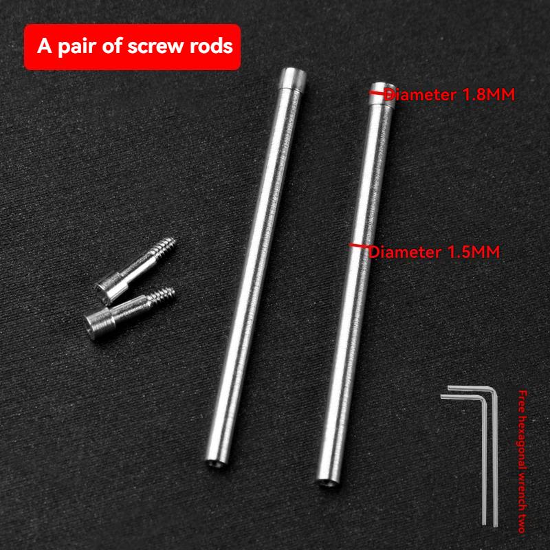 For Blancpain Fifty Fathoms 5015 5050 Steel Hexagon Connecting Rod Watchband Strap Metal Screw Rod 23mm Watch Accessories