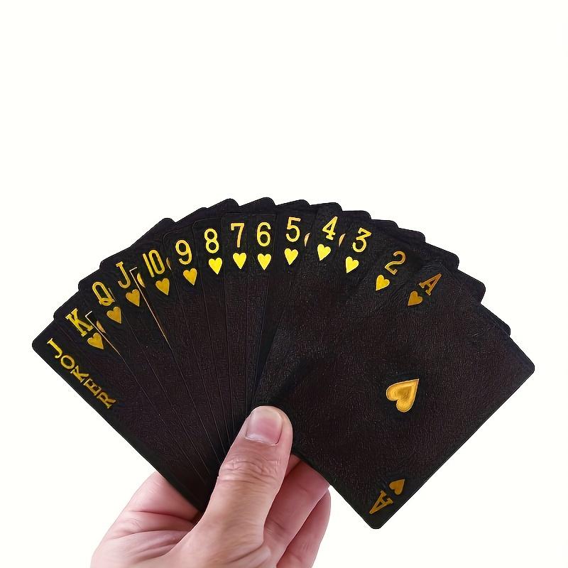 Gold Silver Waterproof Playing Cards Plastic Playing Cards Deck of Playing Cards Magic Playing Cards Christmas Gifts One Pair